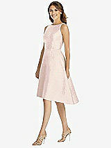 Front View Thumbnail - Mauve Gold Dessy Bridesmaid Dress 3035