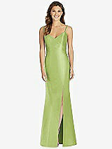 Front View Thumbnail - Mojito Maxi Length Spaghetti Strap Mermaid Dress