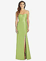 Front View Thumbnail - Mojito Full-length Strapless Sweetheart Neckline Dress