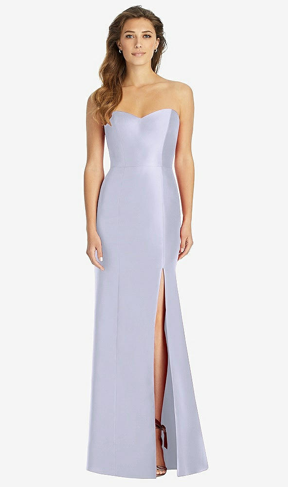 Front View - Silver Dove Full-length Strapless Sweetheart Neckline Dress