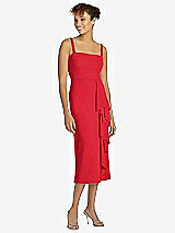 Front View Thumbnail - Parisian Red After Six Bridesmaid Dress 6804