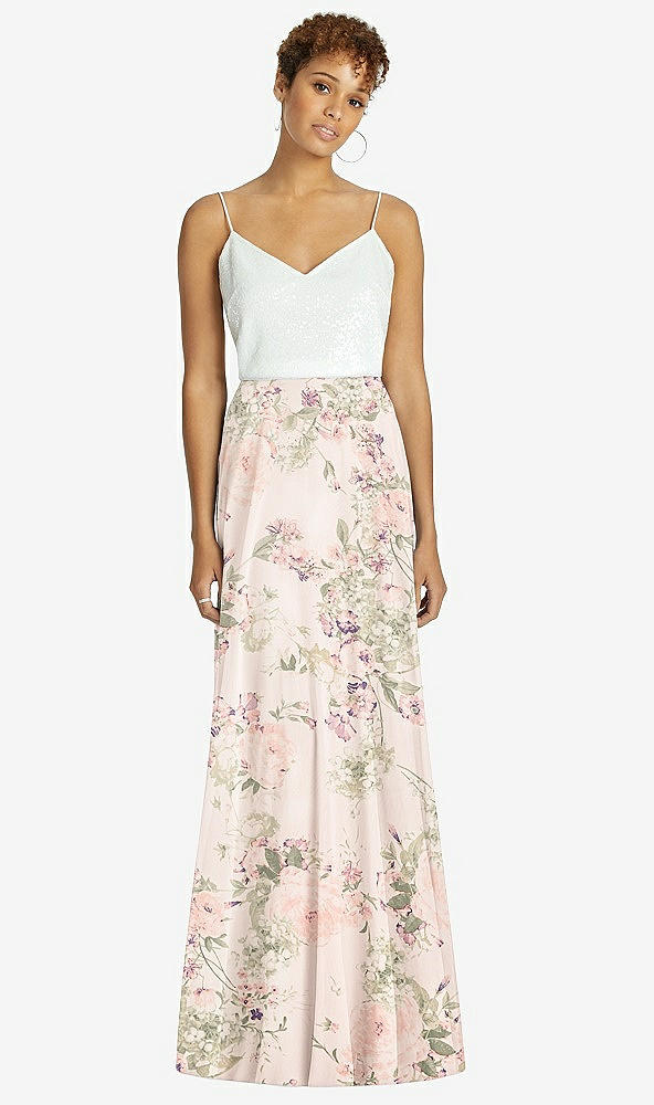 Front View - Blush Garden After Six Bridesmaid Skirt S1518