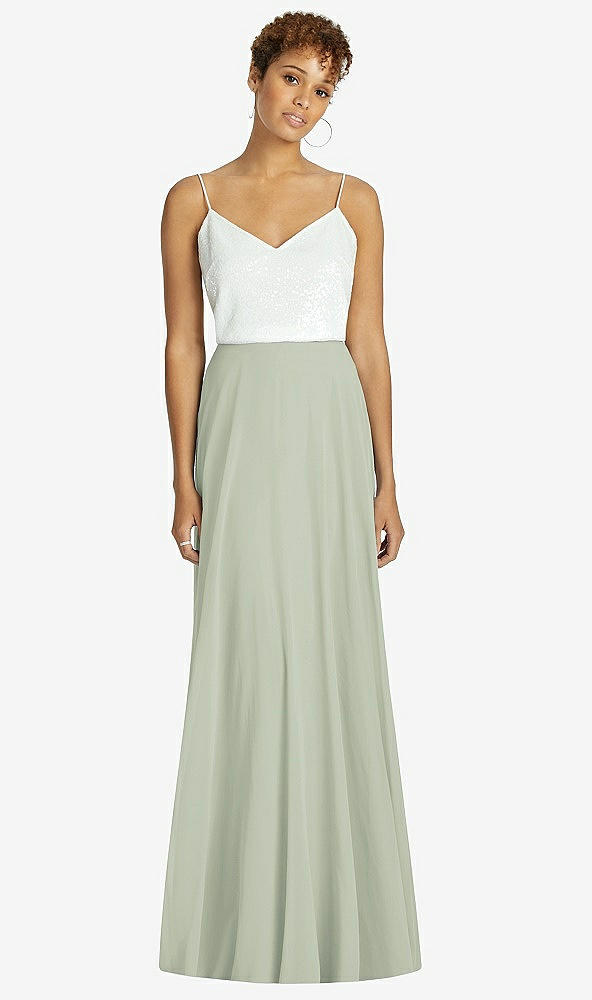 Front View - Celadon After Six Bridesmaid Skirt S1518