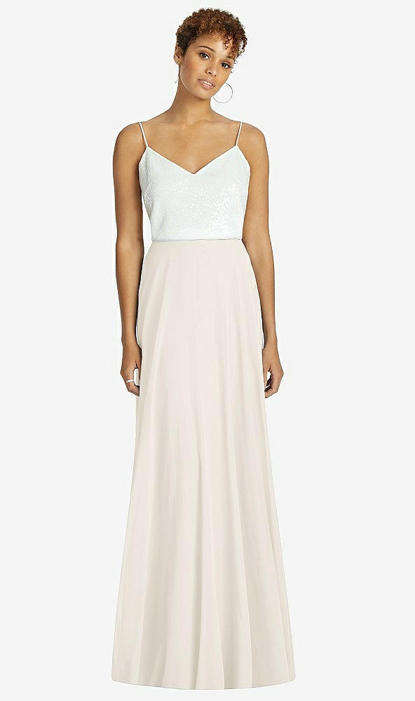 Front View - Ivory After Six Bridesmaid Skirt S1518