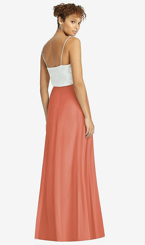 Back View - Terracotta Copper After Six Bridesmaid Skirt S1518