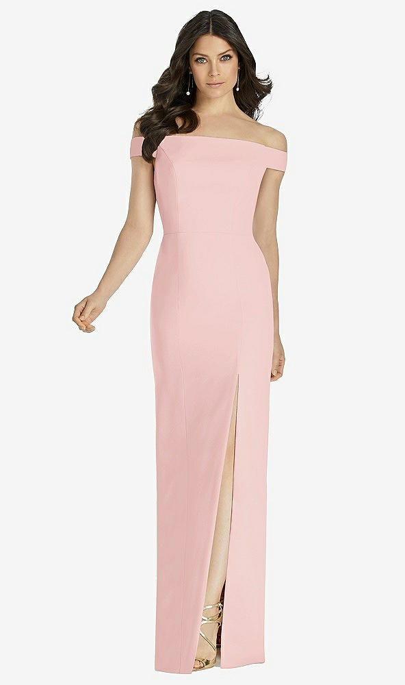 Front View - Rose Dessy Bridesmaid Dress 3040