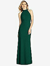Front View Thumbnail - Hunter Green After Six Bridesmaid Dress 6807