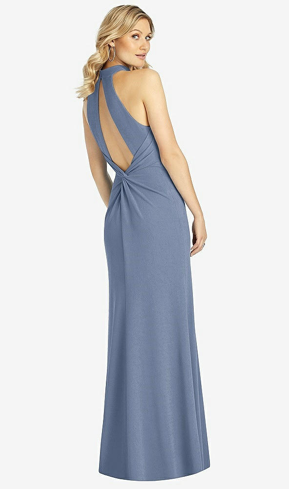 Back View - Larkspur Blue After Six Bridesmaid Dress 6807