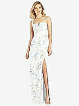 Front View Thumbnail - Bleu Garden After Six Bridesmaid Dress 6811