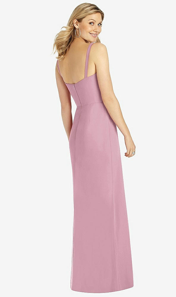 Back View - Dusty Pink After Six Bridesmaid Dress 6811