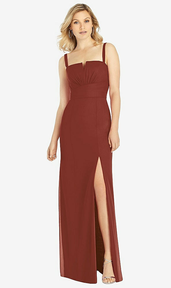 Front View - Auburn Moon After Six Bridesmaid Dress 6811