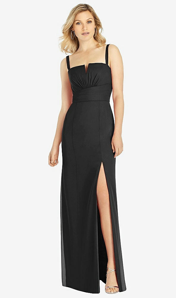 Front View - Black After Six Bridesmaid Dress 6811
