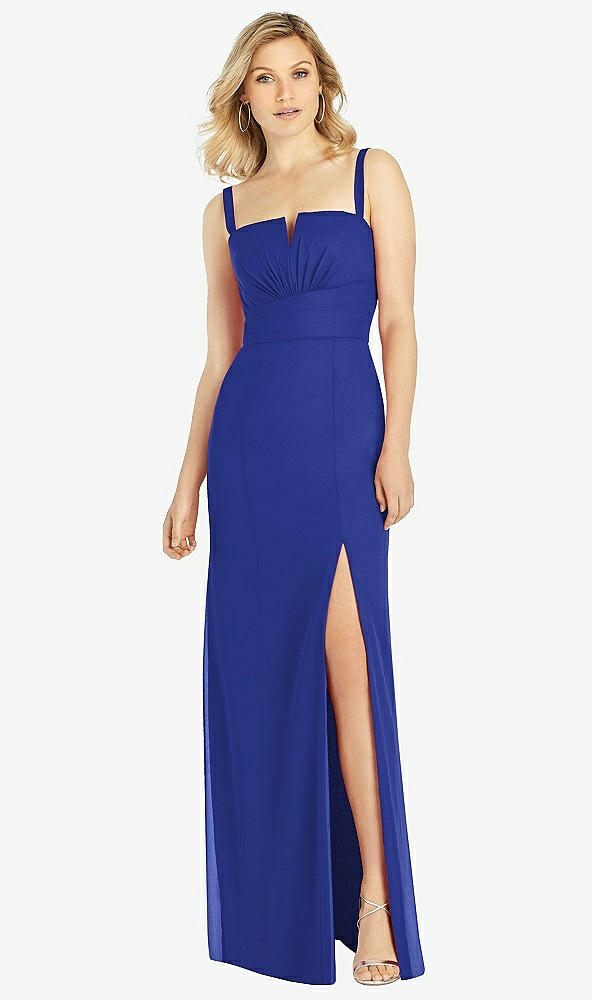 Front View - Cobalt Blue After Six Bridesmaid Dress 6811