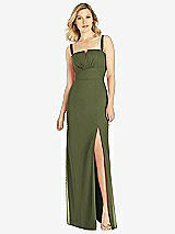 Front View Thumbnail - Olive Green After Six Bridesmaid Dress 6811
