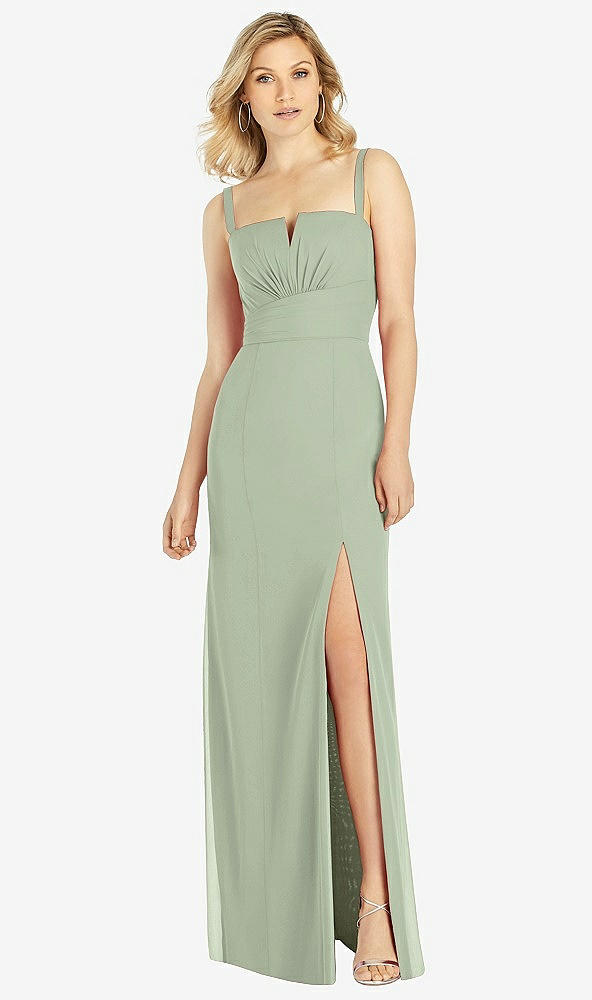 Front View - Sage After Six Bridesmaid Dress 6811