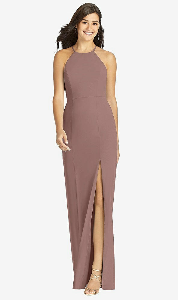 Front View - Sienna Sunburst Strap Back Mermaid Dress