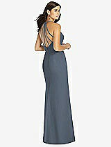 Rear View Thumbnail - Silverstone Sunburst Strap Back Mermaid Dress