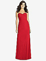 Front View Thumbnail - Parisian Red Sweetheart Strapless Mermaid Dress
