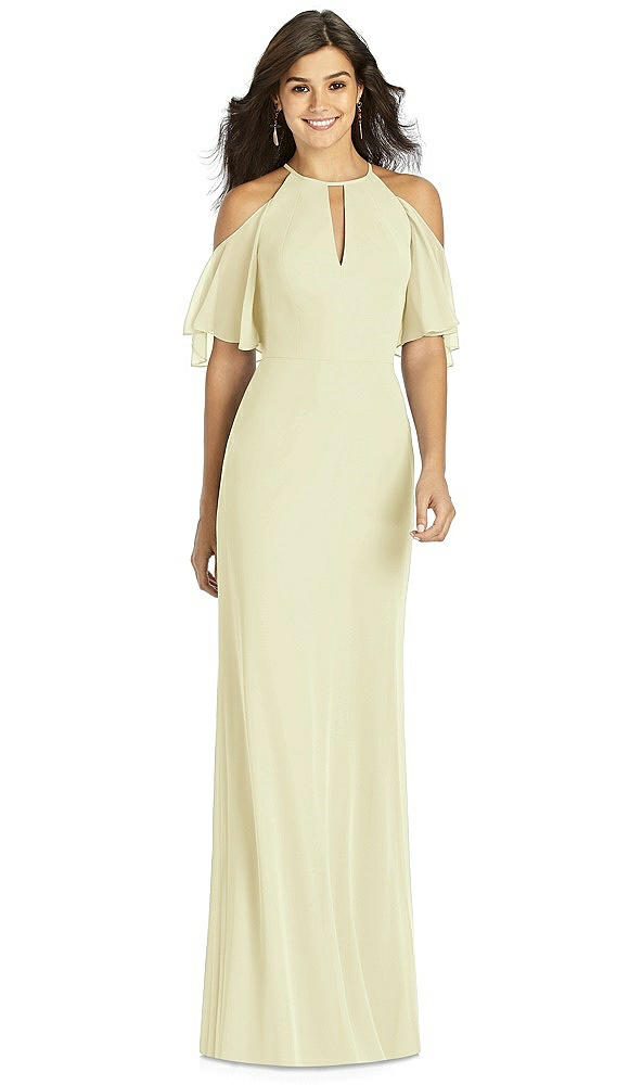 Front View - Butter Yellow Thread Bridesmaid Style Dakota