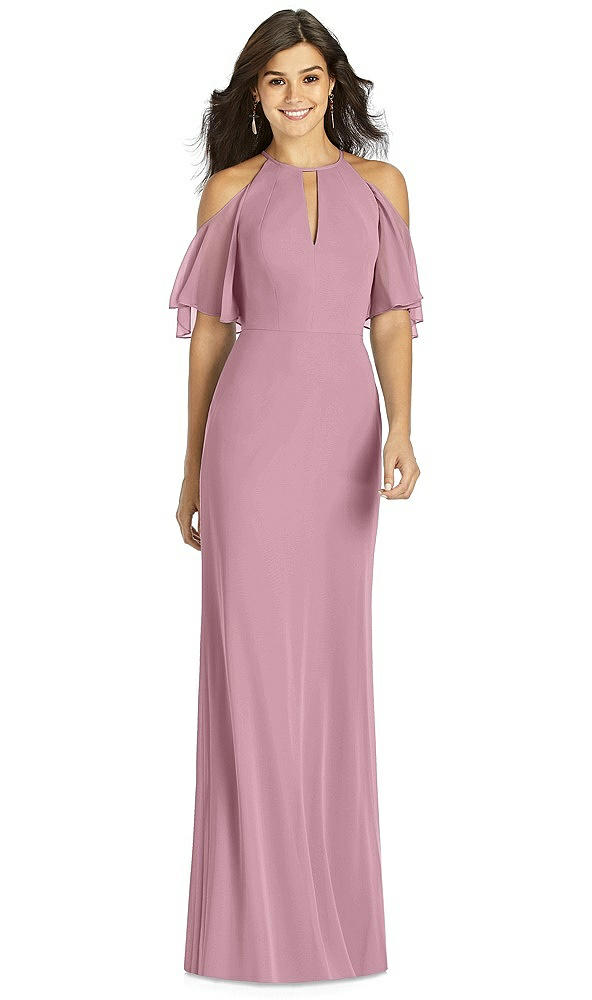 Front View - Dusty Pink Thread Bridesmaid Style Dakota