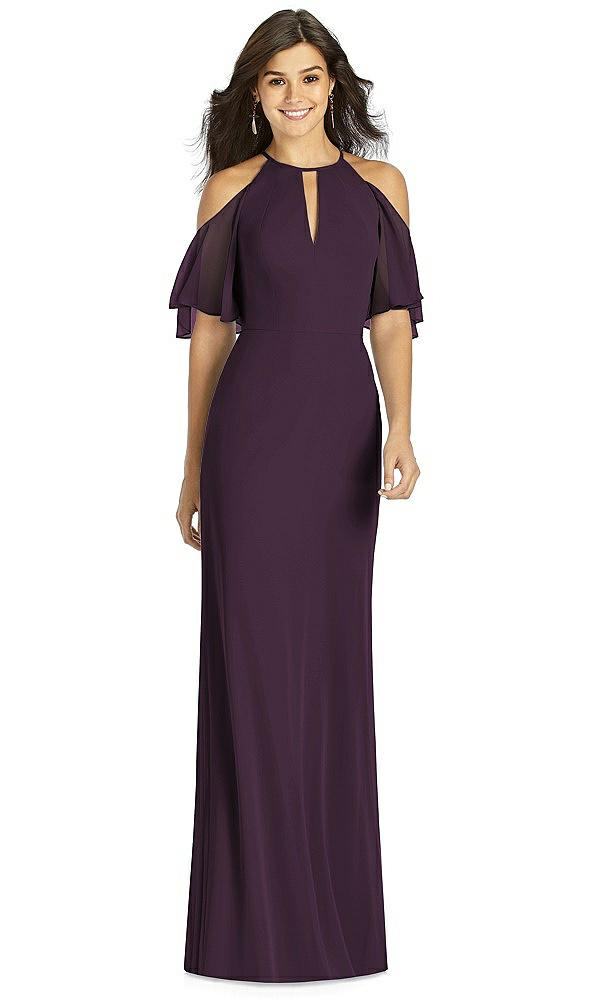 Front View - Aubergine Thread Bridesmaid Style Dakota
