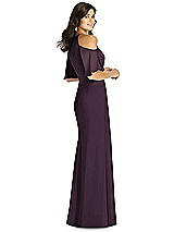 Rear View Thumbnail - Aubergine Thread Bridesmaid Style Dakota