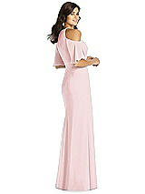 Rear View Thumbnail - Ballet Pink Thread Bridesmaid Style Dakota