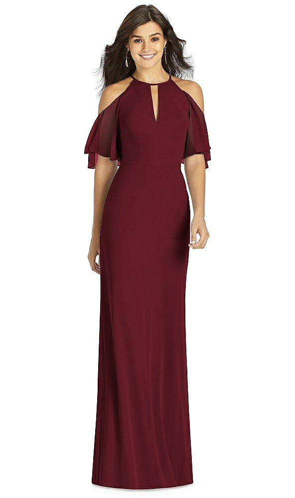 Front View - Cabernet Thread Bridesmaid Style Dakota