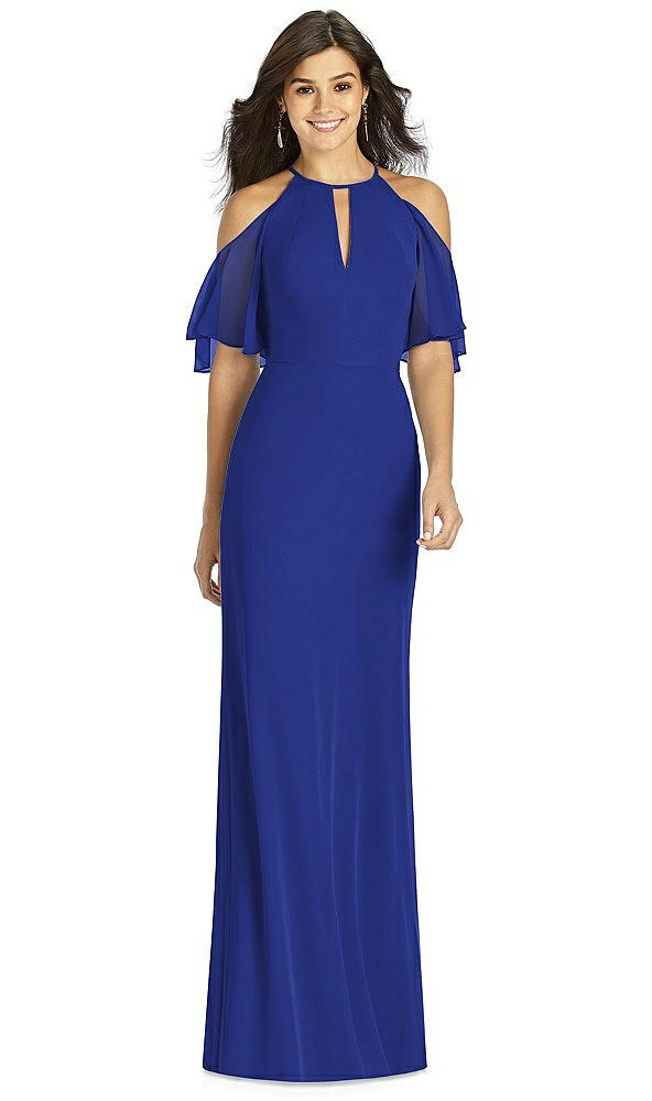 Front View - Cobalt Blue Thread Bridesmaid Style Dakota