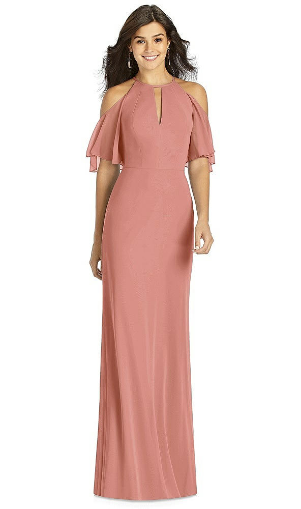 Front View - Desert Rose Thread Bridesmaid Style Dakota
