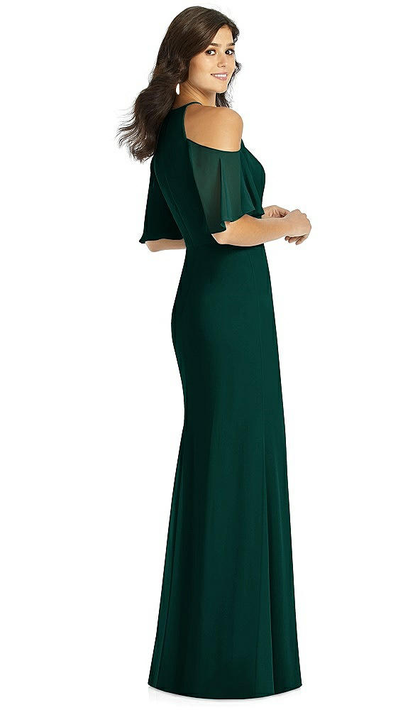 Back View - Evergreen Thread Bridesmaid Style Dakota