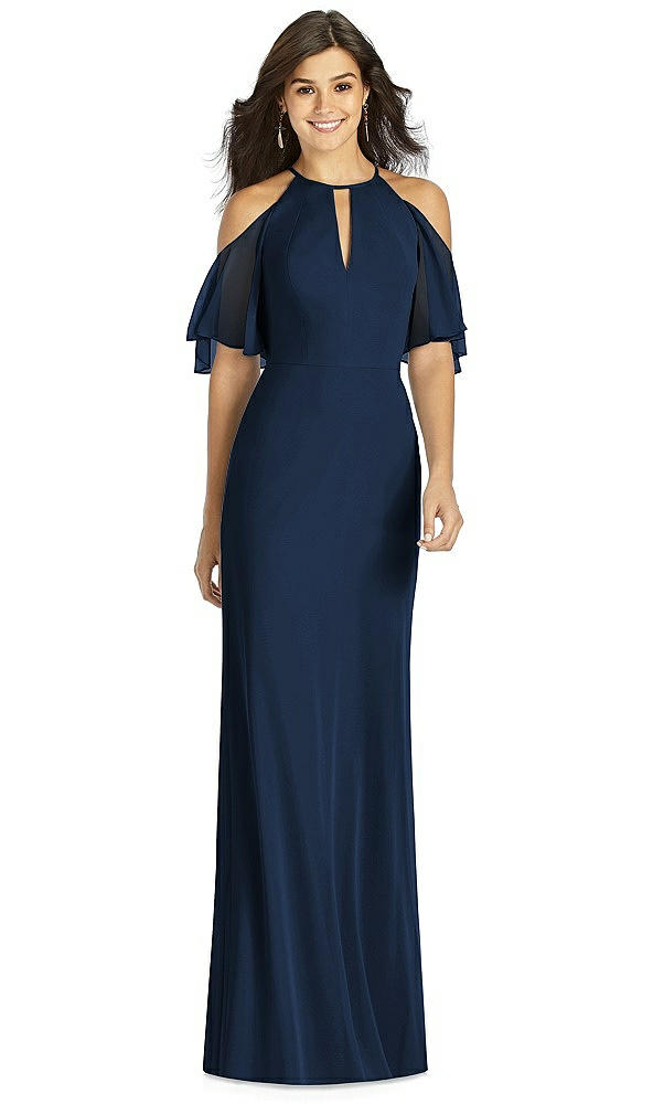 Front View - Midnight Navy Thread Bridesmaid Style Dakota