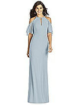 Front View Thumbnail - Mist Thread Bridesmaid Style Dakota