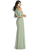 Rear View Thumbnail - Sage Thread Bridesmaid Style Dakota