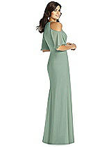 Rear View Thumbnail - Seagrass Thread Bridesmaid Style Dakota