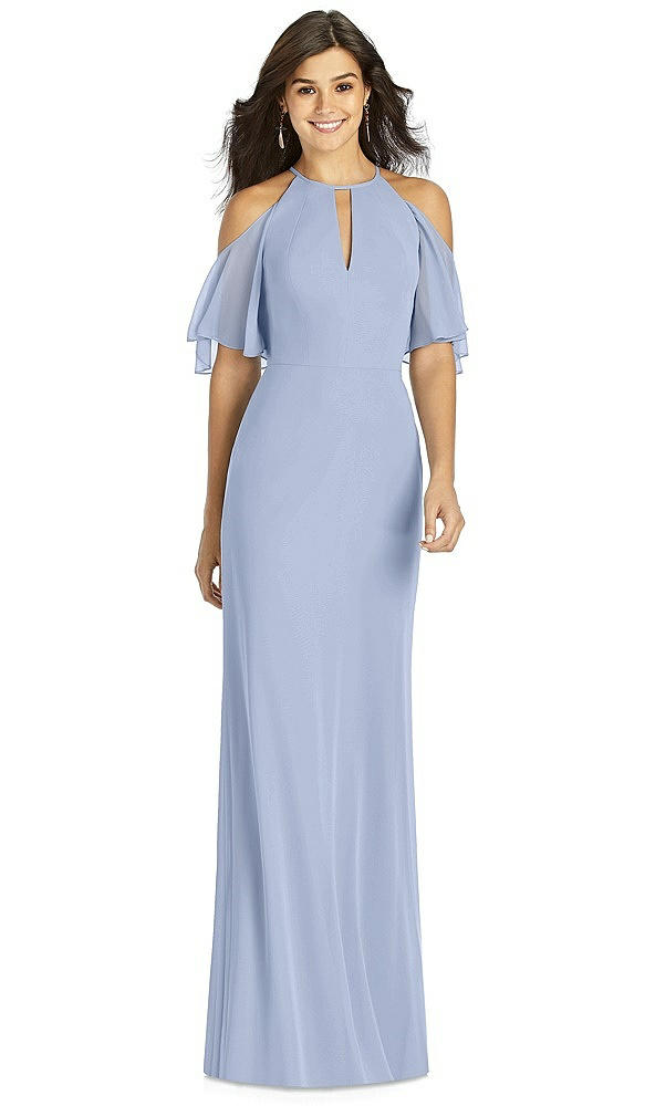 Front View - Sky Blue Thread Bridesmaid Style Dakota