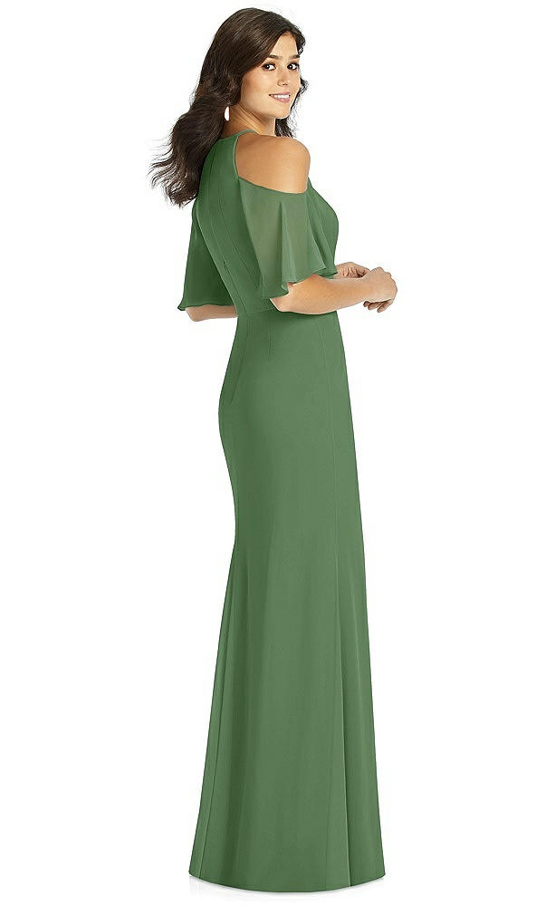 Back View - Vineyard Green Thread Bridesmaid Style Dakota