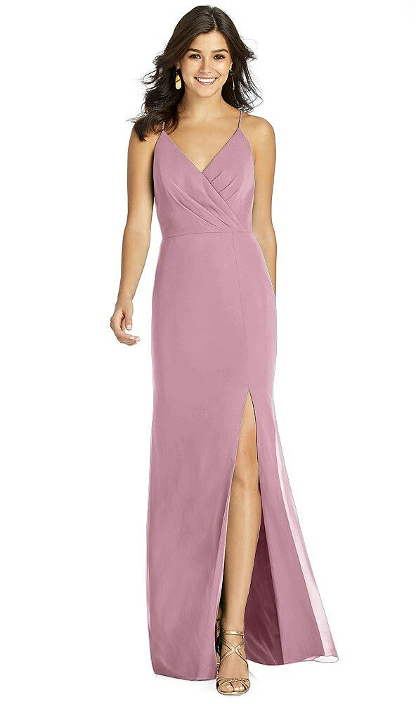 Front View - Dusty Pink Thread Bridesmaid Style Cora