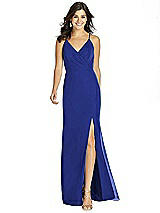 Front View Thumbnail - Cobalt Blue Thread Bridesmaid Style Cora