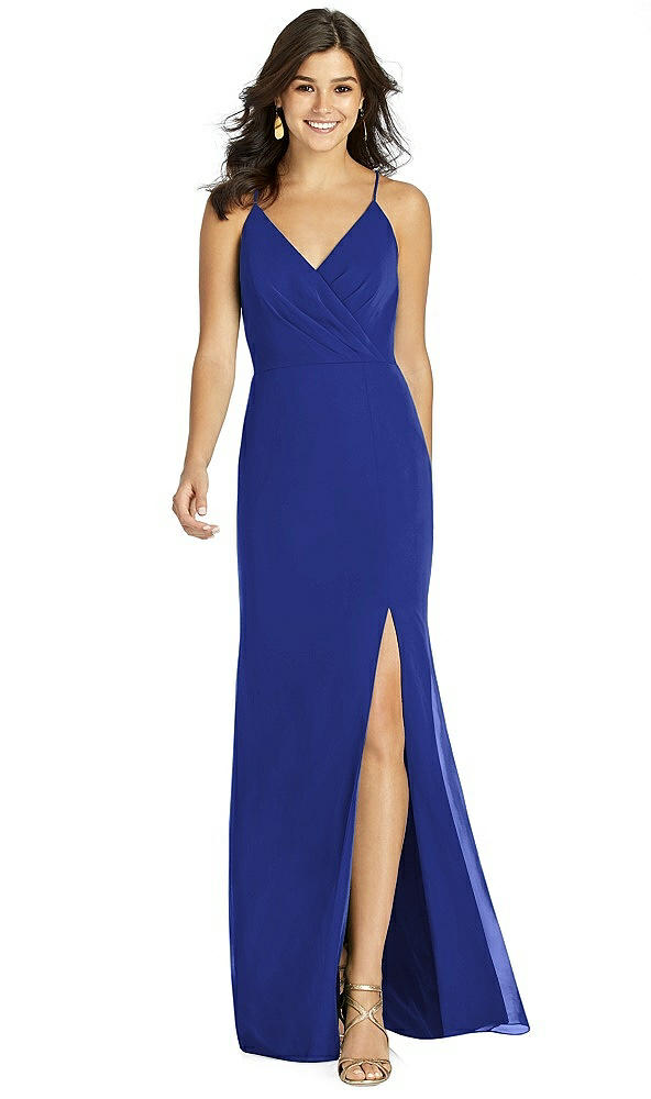 Front View - Cobalt Blue Thread Bridesmaid Style Cora
