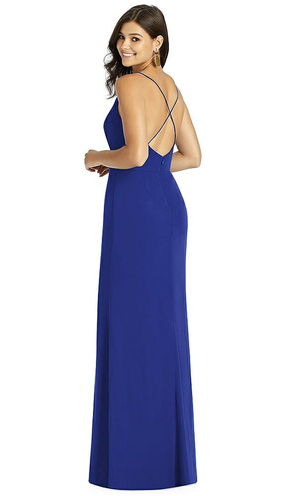 Back View - Cobalt Blue Thread Bridesmaid Style Cora