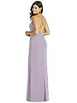 Rear View Thumbnail - Lilac Haze Thread Bridesmaid Style Cora
