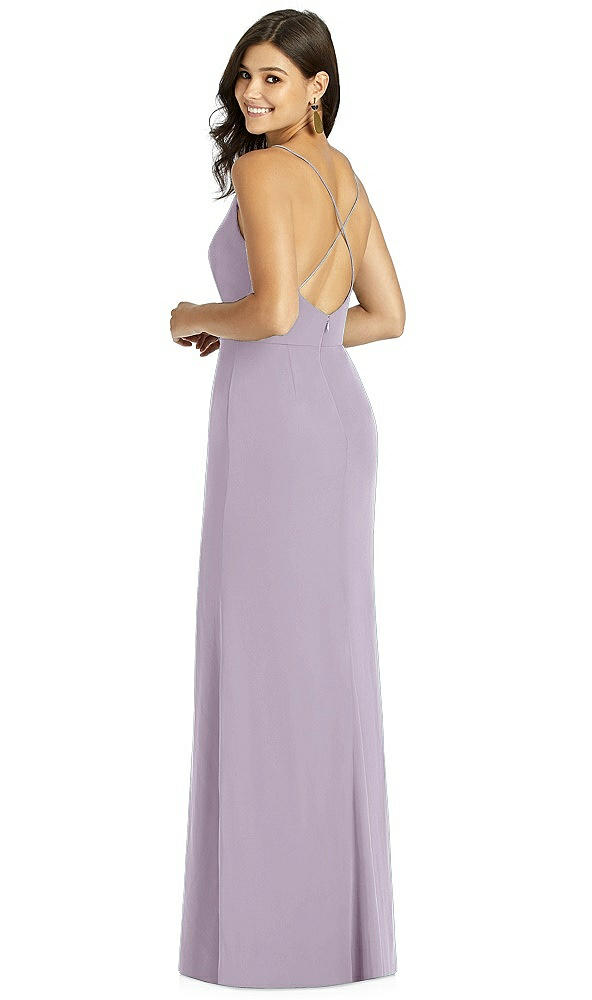 Back View - Lilac Haze Thread Bridesmaid Style Cora