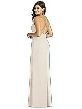 Rear View Thumbnail - Oat Thread Bridesmaid Style Cora