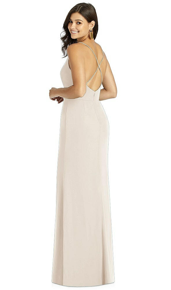 Back View - Oat Thread Bridesmaid Style Cora