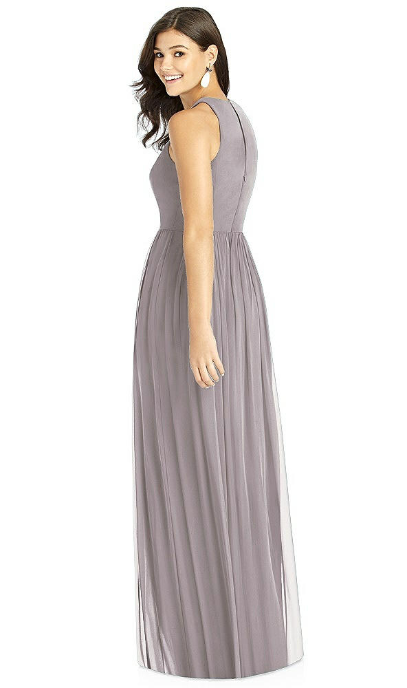 Back View - Cashmere Gray Thread Bridesmaid Style Kailyn