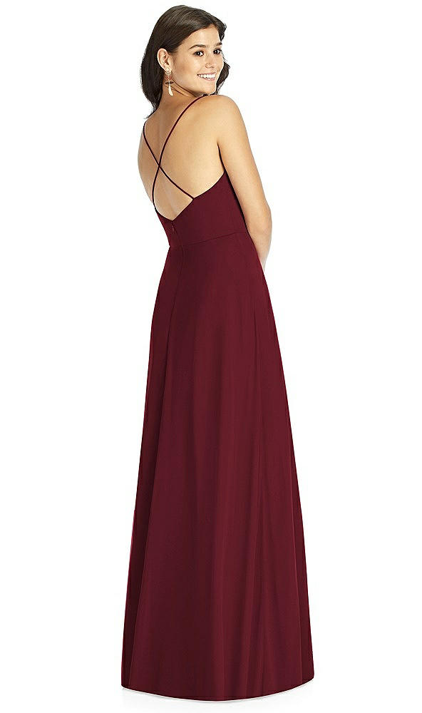 Back View - Cabernet Thread Bridesmaid Style Ida