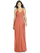 Front View Thumbnail - Terracotta Copper Thread Bridesmaid Style Ida