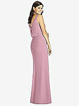 Rear View Thumbnail - Dusty Pink Thread Bridesmaid Style Ines