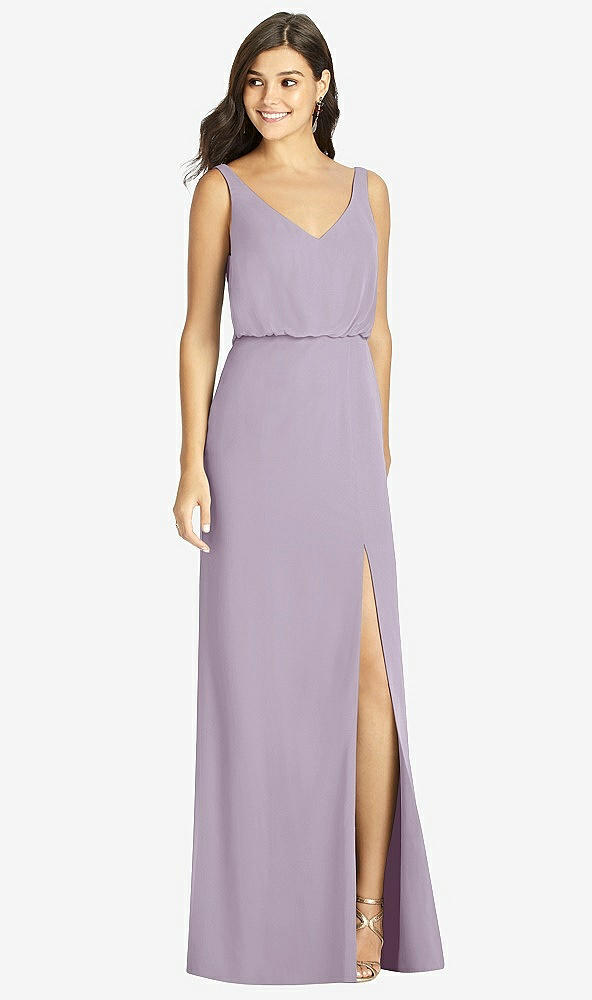 Front View - Lilac Haze Thread Bridesmaid Style Ines